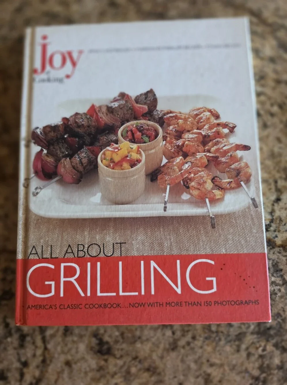 All About Grilling Hardcover Cookbook - Joy of Cooking - Rombauer EUC